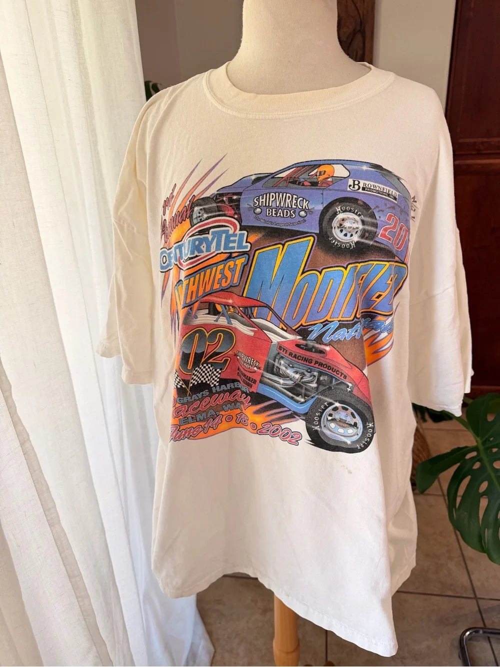 Vintage 2002 Northwest Modified Nationals Racing Tee XXL